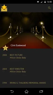 Oscars® android App screenshot 1