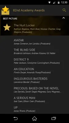 Oscars® android App screenshot 3